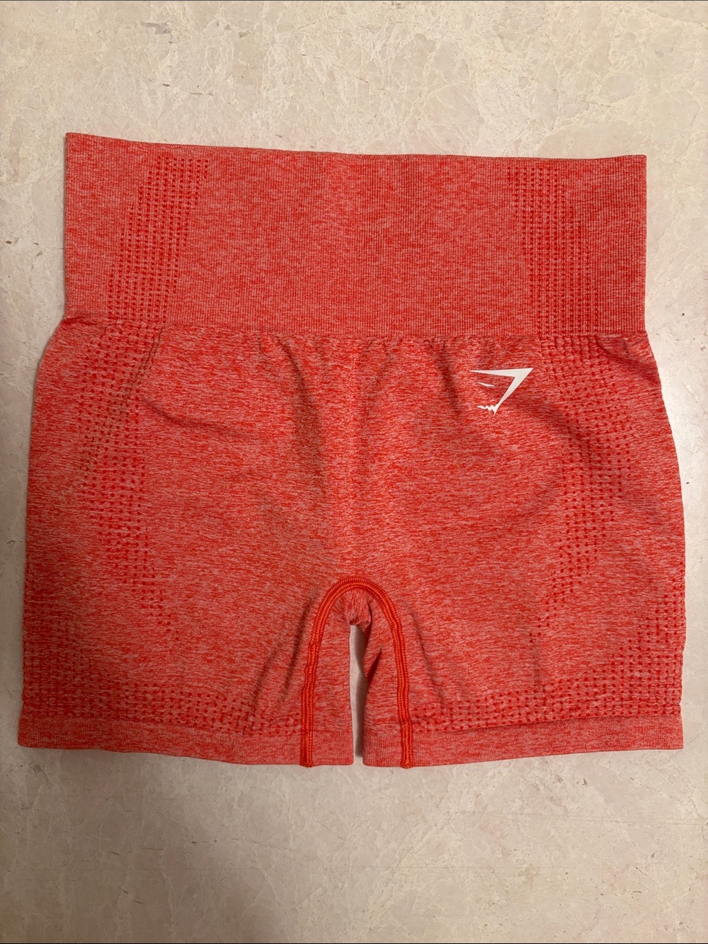 Gymshark Seamless High-Waist Bike Shorts in Red